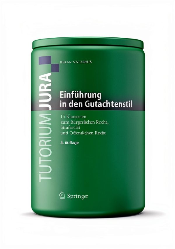 Springer German Law eBook Tutorium Jura 4th Edition Kindle-0